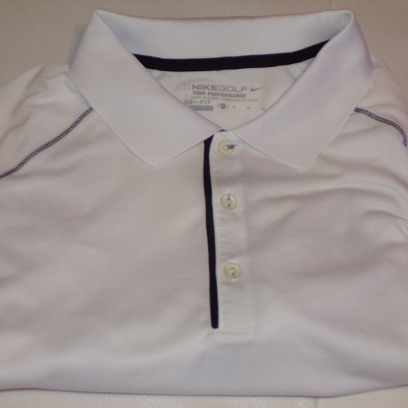 Nike Dry Fit Men's Golf Shirt Short Sleeve - Picture 8 of 8